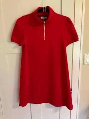 SSYS Everyday Dress in the Air fabric. EUC. Red, size Small